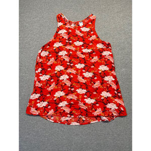 3 for $25 Women's Old Navy Floral Tank Top XS Red Pink